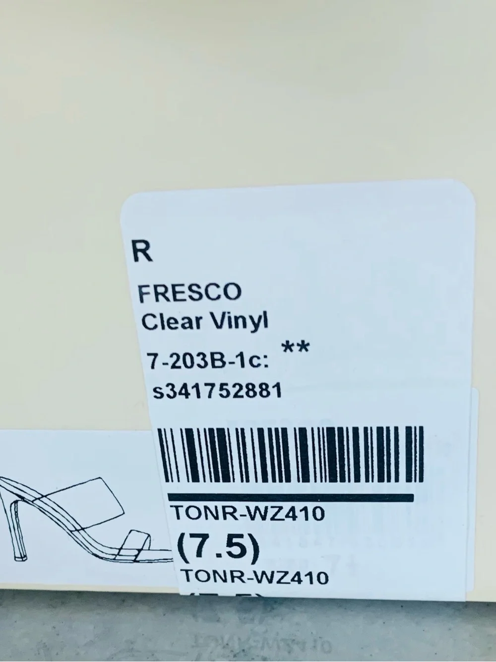 Tony Bianco Fresco Clear Vinyl & Tan Nappa Block Heel